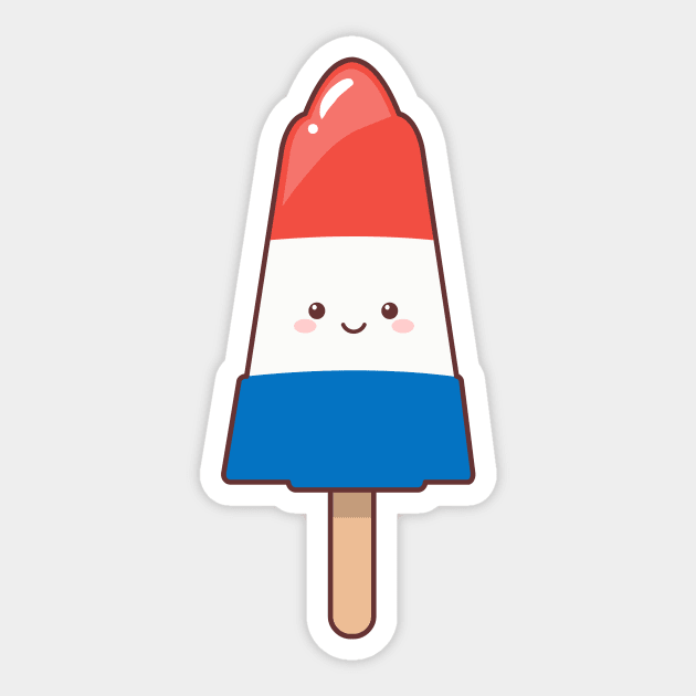 Pop of July! Sticker by AnishaCreations